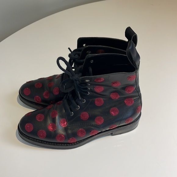 Markus Lupfer Leather Ankle Boots Size EU 38 - Picture 3 of 9